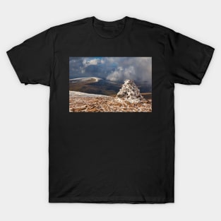 Ridge Cairn below Corn Du on the Storey Arms Motorway T-Shirt